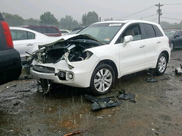 5J8TB1H22CA000519 - 2012 ACURA RDX WHITE photo 2