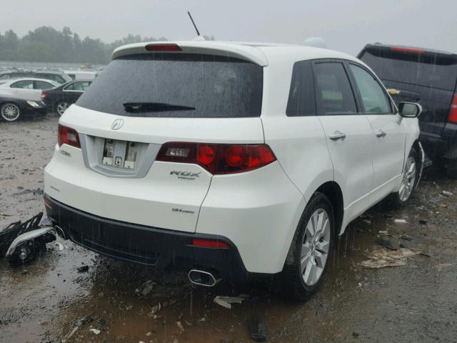 5J8TB1H22CA000519 - 2012 ACURA RDX WHITE photo 4