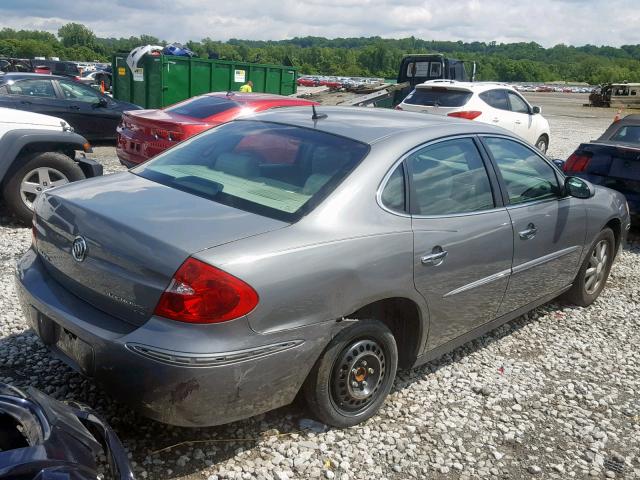 2G4WC582281174331 - 2008 BUICK LACROSSE C SILVER photo 4