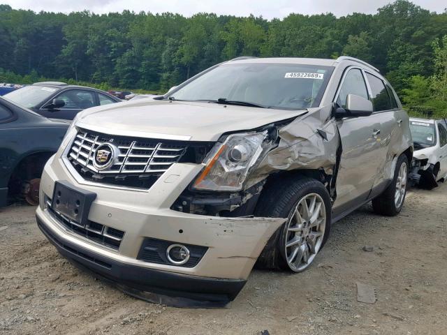 3GYFNFE3XES627297 - 2014 CADILLAC SRX PERFOR GOLD photo 2