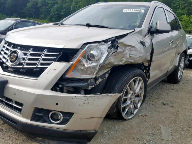 3GYFNFE3XES627297 - 2014 CADILLAC SRX PERFOR GOLD photo 9