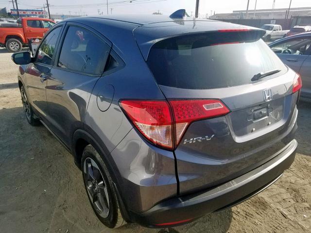 3CZRU5H59JG702432 - 2018 HONDA HR-V EX GRAY photo 3