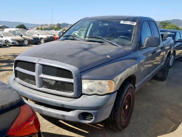 1D7HA18K44J215270 - 2004 DODGE RAM 1500 S BLACK photo 2