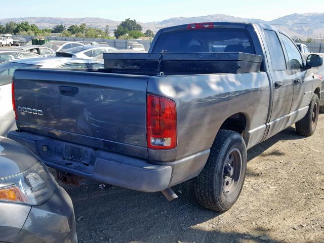 1D7HA18K44J215270 - 2004 DODGE RAM 1500 S BLACK photo 4