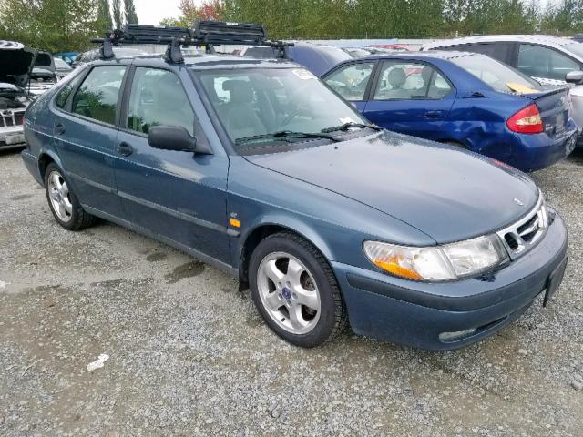 YS3DF55P6X2059600 - 1999 SAAB 9-3 SE TURQUOISE photo 1