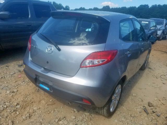 JM1DE1LY9C0139641 - 2012 MAZDA MAZDA2 SILVER photo 4