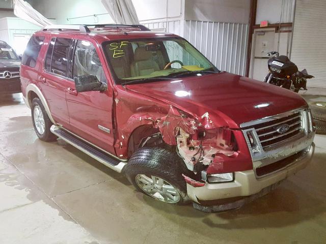 1FMEU74E67UB71892 - 2007 FORD EXPLORER E RED photo 1