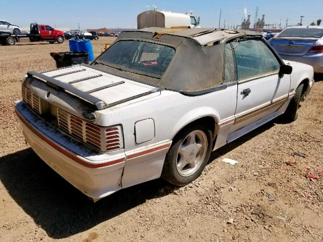 1FABP45E3KF137696 - 1989 FORD MUSTANG GT WHITE photo 4