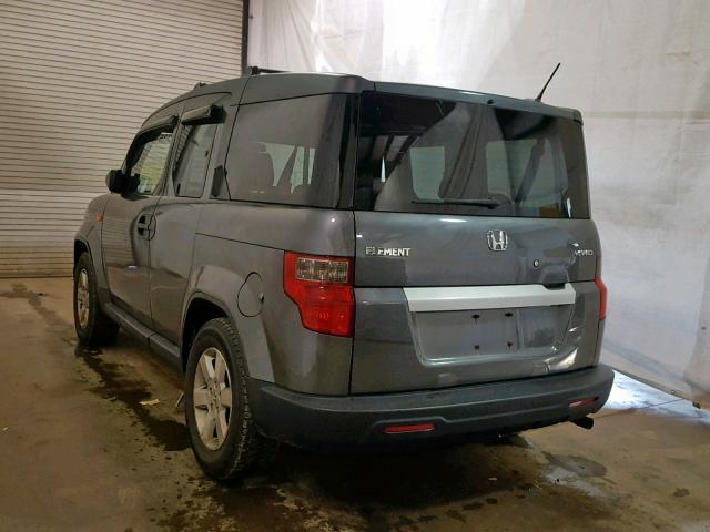 5J6YH2H7XBL007302 - 2011 HONDA ELEMENT EX GRAY photo 3