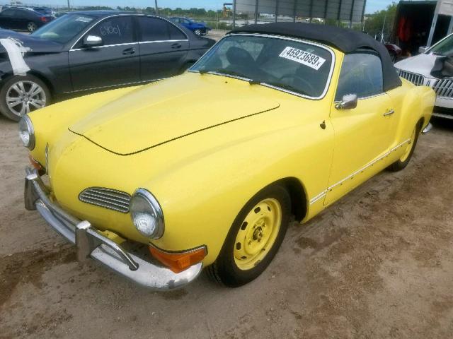 1402957318 - 1970 VOLKSWAGEN KARMANN GH YELLOW photo 2