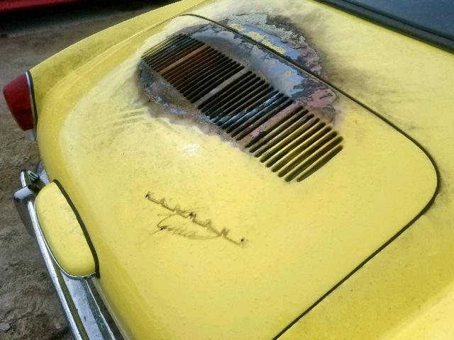 1402957318 - 1970 VOLKSWAGEN KARMANN GH YELLOW photo 9