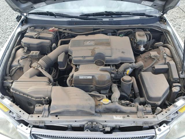 JTHBD182210031839 - 2001 LEXUS IS 300 SILVER photo 7