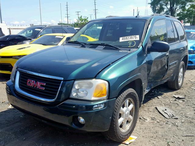 1GKDS13S352183828 - 2005 GMC ENVOY GREEN photo 2