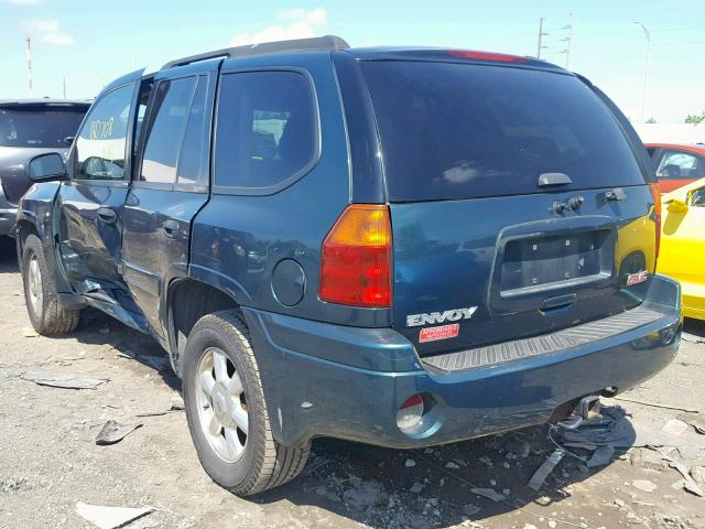 1GKDS13S352183828 - 2005 GMC ENVOY GREEN photo 3