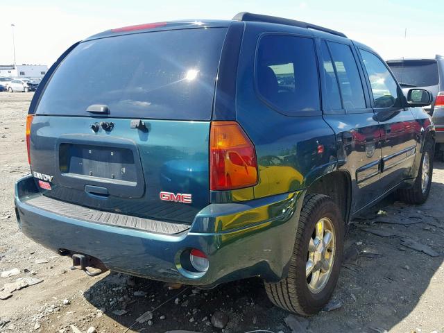 1GKDS13S352183828 - 2005 GMC ENVOY GREEN photo 4