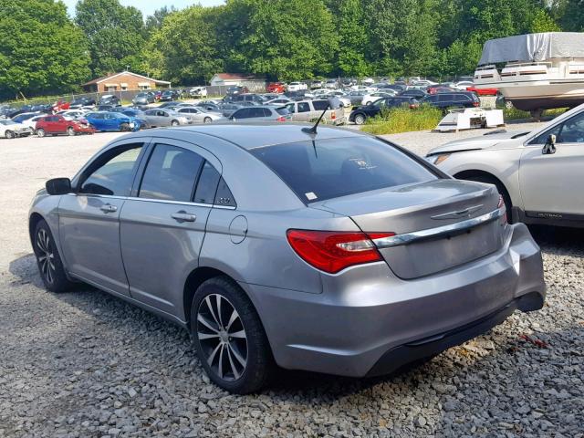 1C3CCBBB1EN132231 - 2014 CHRYSLER 200 TOURIN GRAY photo 3