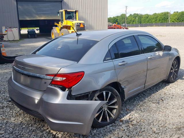 1C3CCBBB1EN132231 - 2014 CHRYSLER 200 TOURIN GRAY photo 4