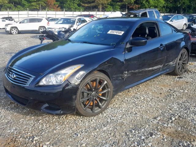 JNKCV64E58M116546 - 2008 INFINITI G37 BASE BLACK photo 2