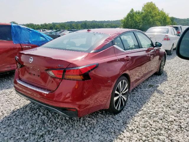 1N4BL4CV0KN319067 - 2019 NISSAN ALTIMA SR RED photo 4