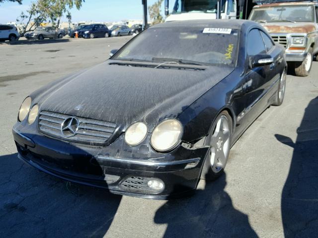 WDBPJ75J33A035943 - 2003 MERCEDES-BENZ CL 500 BLACK photo 2