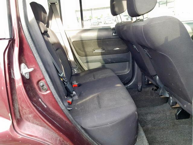 JTLKT324364039219 - 2006 TOYOTA SCION XB 勃艮第红 照片 6