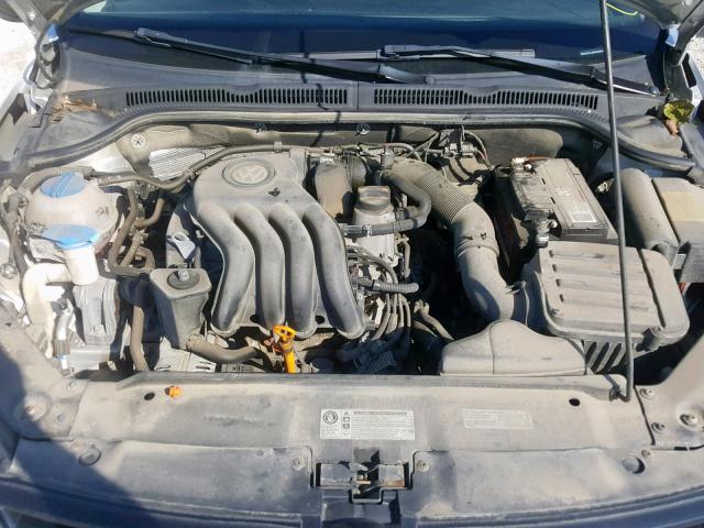 3VW2K7AJ8CM382747 - 2012 VOLKSWAGEN JETTA BASE SILVER photo 7