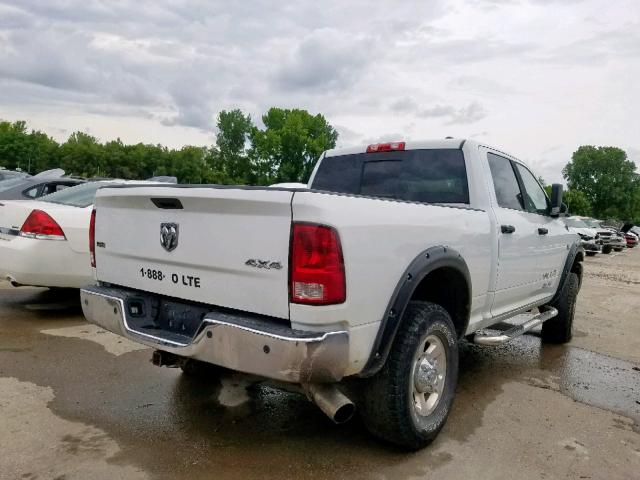 3D73Y3CL5AG193567 - 2010 DODGE RAM 3500 WHITE photo 4