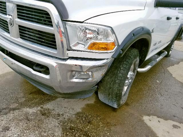 3D73Y3CL5AG193567 - 2010 DODGE RAM 3500 WHITE photo 9