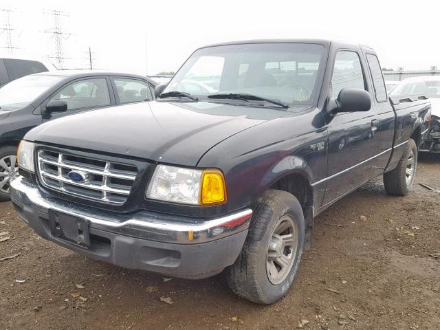 1FTYR14V51PB10698 - 2001 FORD RANGER SUP BLACK photo 2