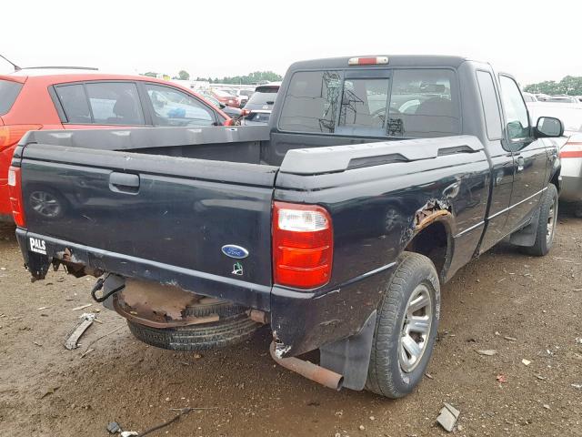 1FTYR14V51PB10698 - 2001 FORD RANGER SUP BLACK photo 4