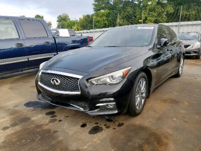 JN1BV7AP0EM675249 - 2014 INFINITI Q50 BASE BLACK photo 2