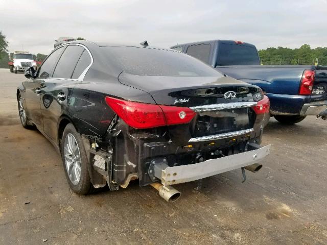 JN1BV7AP0EM675249 - 2014 INFINITI Q50 BASE BLACK photo 3