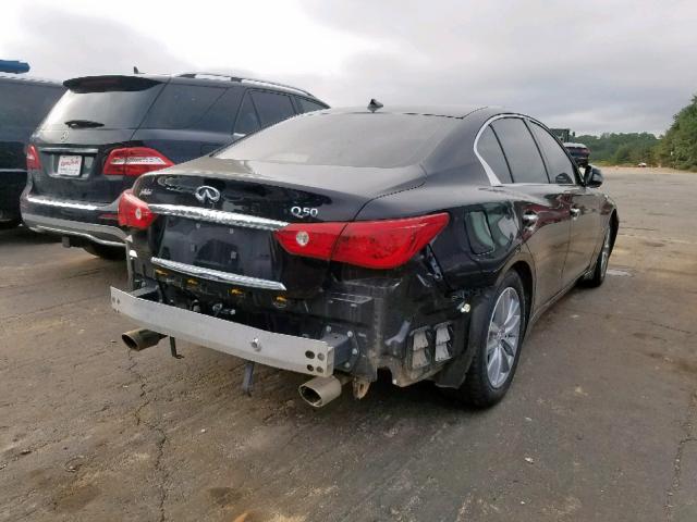 JN1BV7AP0EM675249 - 2014 INFINITI Q50 BASE BLACK photo 4