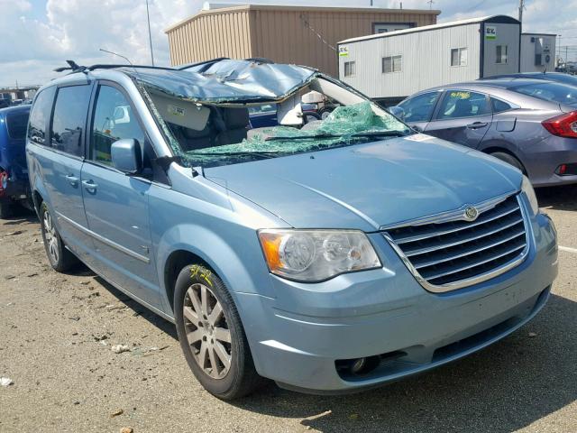 2A8HR54159R679381 - 2009 CHRYSLER TOWN & COU BLUE photo 1