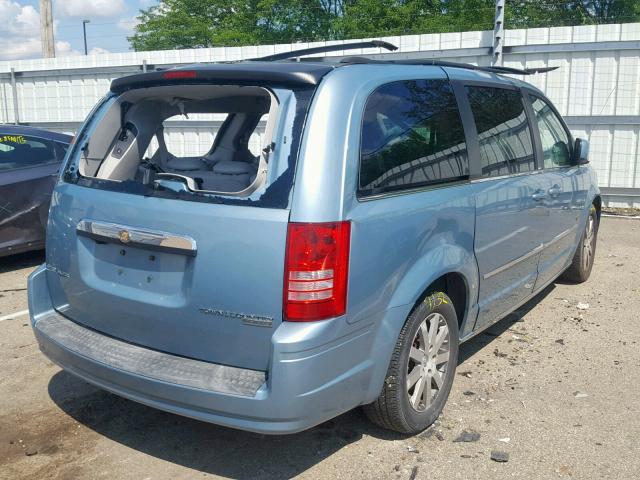 2A8HR54159R679381 - 2009 CHRYSLER TOWN & COU BLUE photo 4