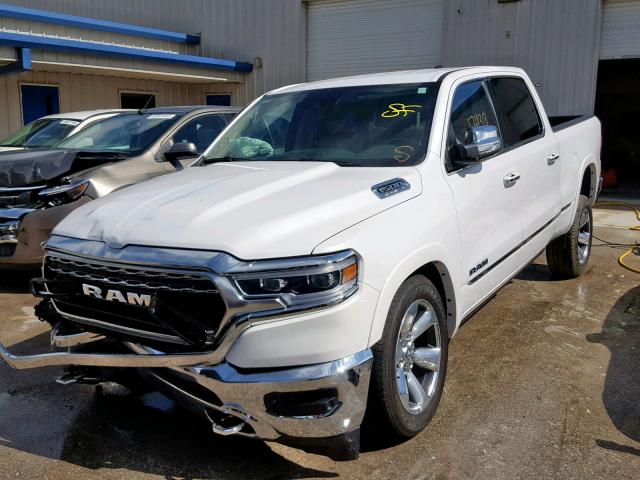 1C6SRFPTXKN707413 - 2019 RAM 1500 LIMIT WHITE photo 2