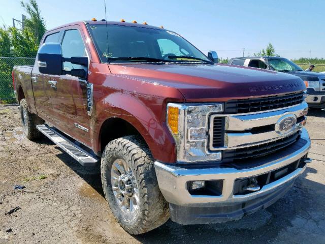 1FT7W2BTXHEE76111 - 2017 FORD F250 SUPER MAROON photo 1