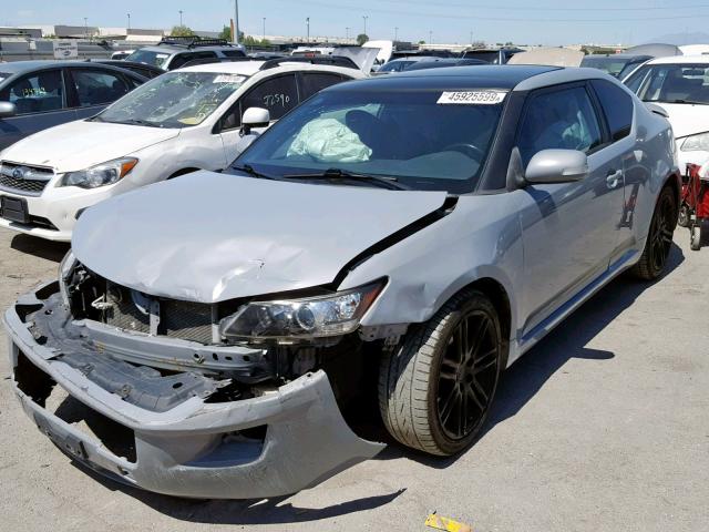 JTKJF5C7XB3016404 - 2011 TOYOTA SCION TC ნაცრისფერი ფოტო 2