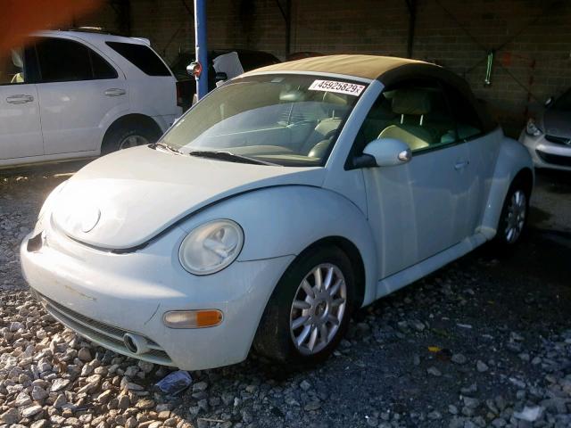 3VWCM31Y05M363360 - 2005 VOLKSWAGEN NEW BEETLE ლურჯი ფოტო 2