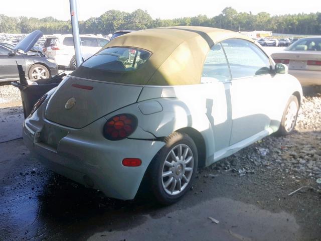3VWCM31Y05M363360 - 2005 VOLKSWAGEN NEW BEETLE ლურჯი ფოტო 4