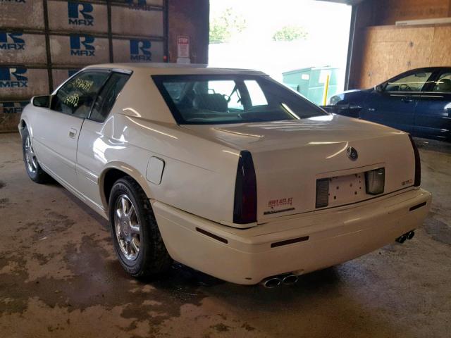 1G6ET1291XU613331 - 1999 CADILLAC ELDORADO T WHITE photo 3