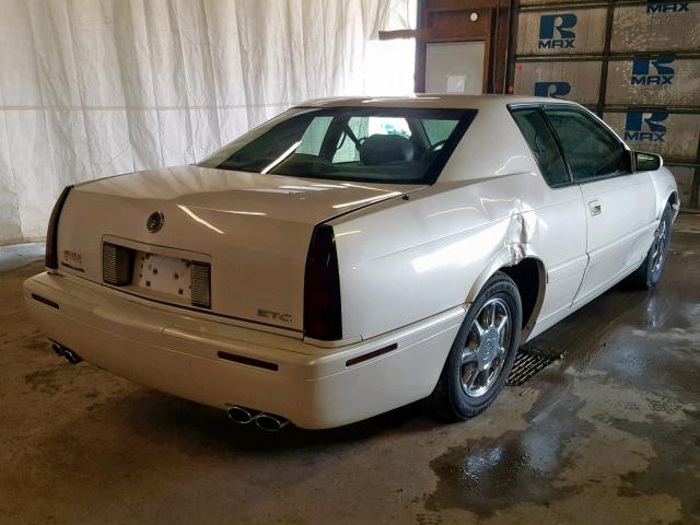 1G6ET1291XU613331 - 1999 CADILLAC ELDORADO T WHITE photo 4