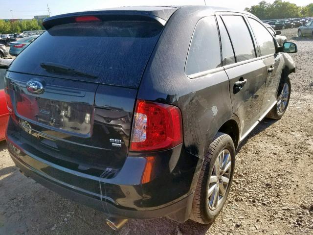 2FMDK4JC9DBE36082 - 2013 FORD EDGE SEL BROWN photo 4