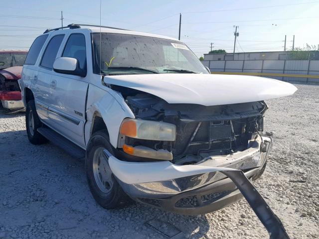 1GKEC13VX2R330225 - 2002 GMC YUKON WHITE photo 1