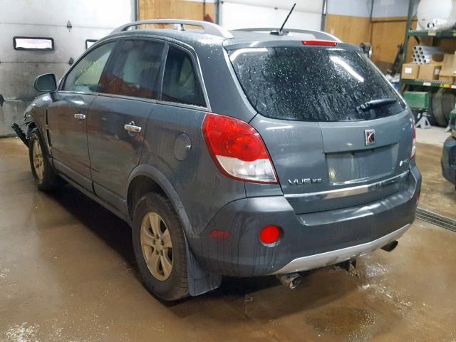 3GSDL43N18S616340 - 2008 SATURN VUE XE GRAY photo 3