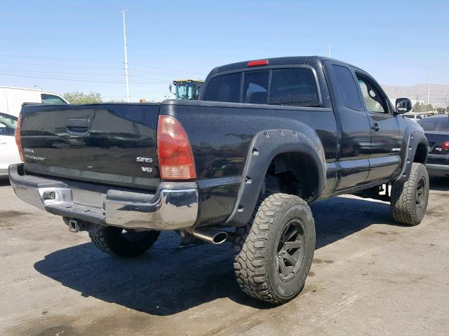 5TETU62N98Z495727 - 2008 TOYOTA TACOMA PRE BLACK photo 4