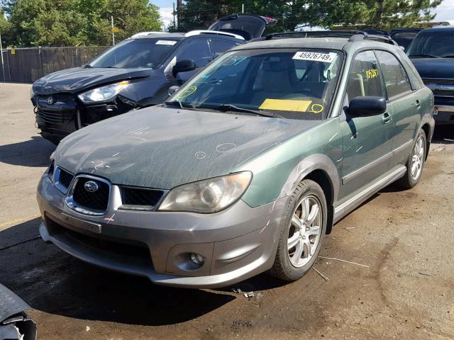 JF1GG68626G804814 - 2006 SUBARU IMPREZA OU GREEN photo 2