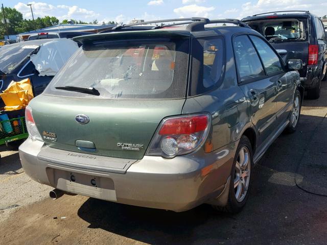 JF1GG68626G804814 - 2006 SUBARU IMPREZA OU GREEN photo 4