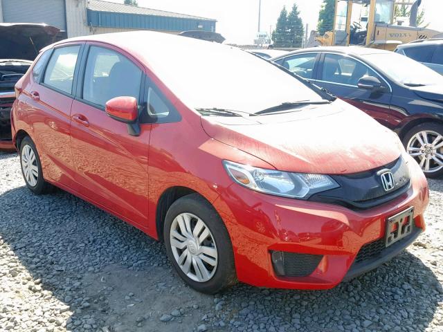 JHMGK5H51GX023728 - 2016 HONDA FIT LX RED photo 1