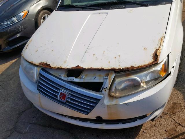 1G8AJ55F27Z164314 - 2007 SATURN ION LEVEL WHITE photo 7